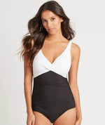 Sea Level Valentina Cross Front B-DD Cup One Piece Swimsuit - Black Swim 