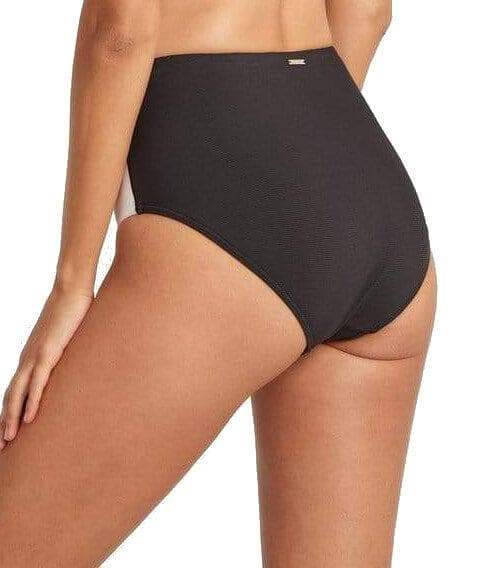 Sea Level Valentina High Waist Bikini Brief - Black Swim 