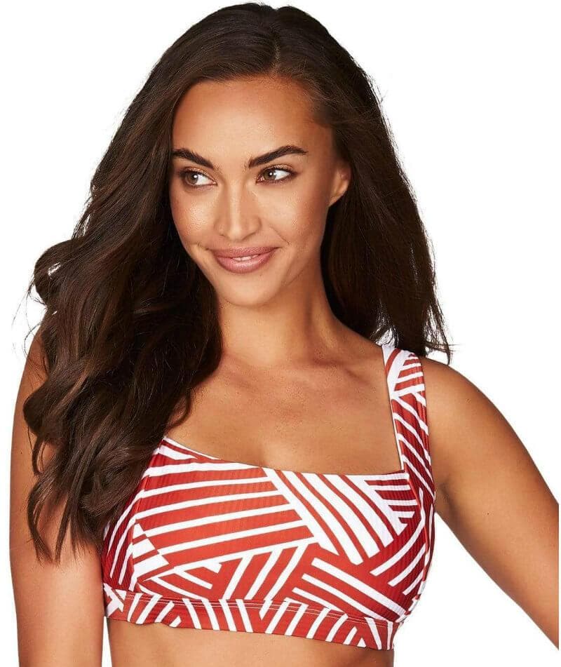 Sea Level Vionette Square Neck A-D Cup Bikini Top - Tuscan Sun Swim 