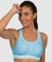 Shock Absorber Ultimate Run Sports Bra - Light Blue Bras 