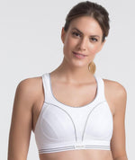 Shock Absorber Ultimate Run Sports Bra - White/Silver Bras 