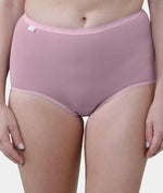 Sloggi Maxi Brief 2 Pack - Cream/Purple Knickers 