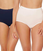 Sloggi Maxi Brief 2 Pack - Pink/Navy Knickers 