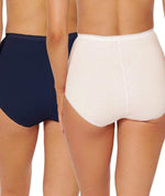 Sloggi Maxi Brief 2 Pack - Pink/Navy Knickers 