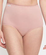 Sloggi Maxi Brief 2 Pack - Tea Rose/Grey Knickers 