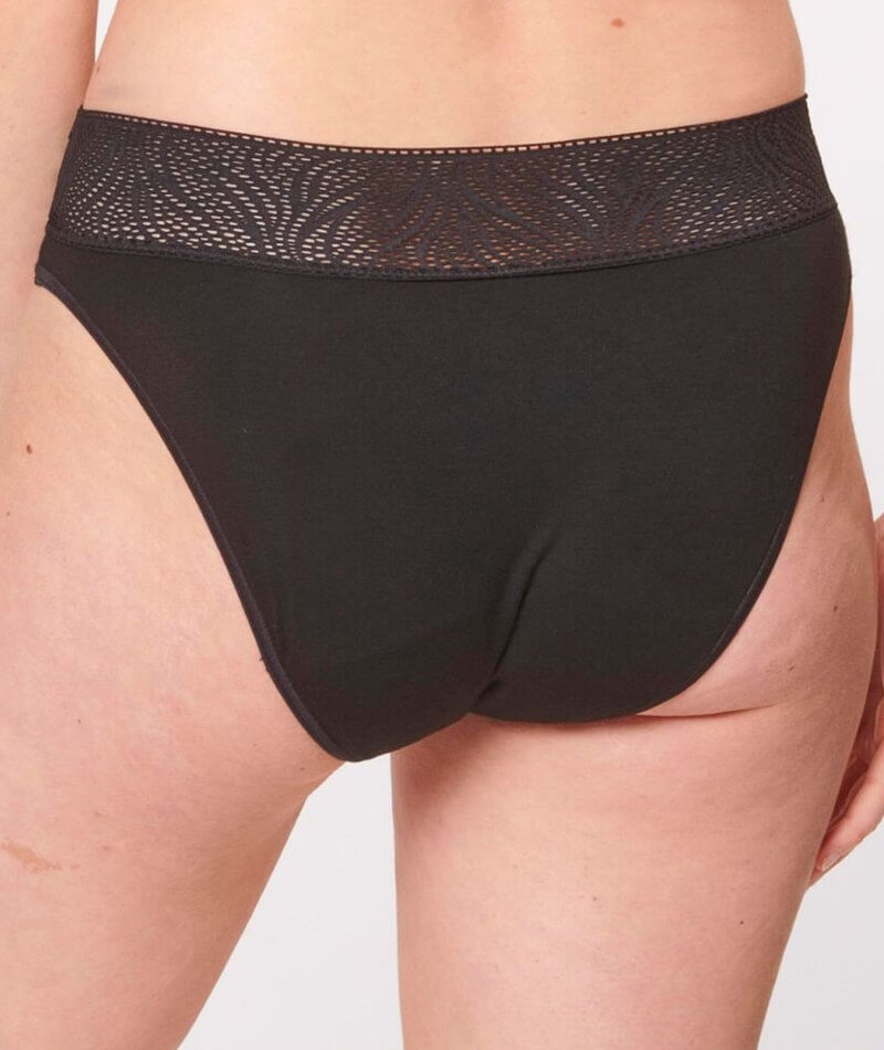 Sloggi Tai Medium Period Pants - Black Knickers 