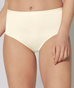 Sloggi WOW Comfort 2.0 High Waist Brief - Ecru White Knickers 