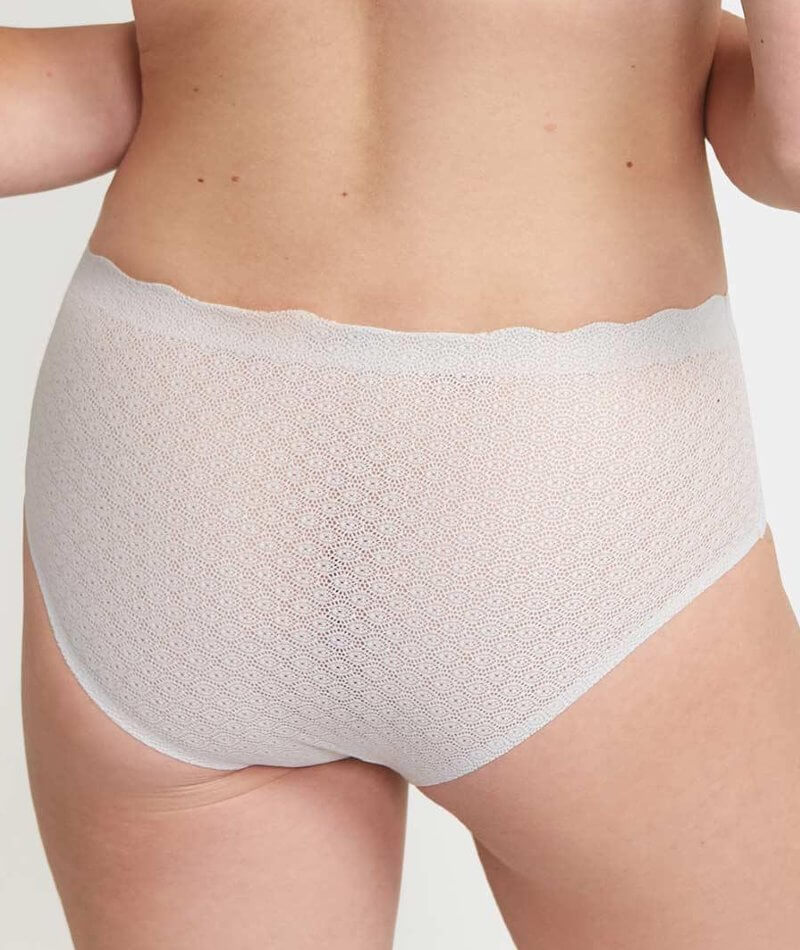 Sloggi ZERO Feel Lace High Waist Brief - Angora Knickers 