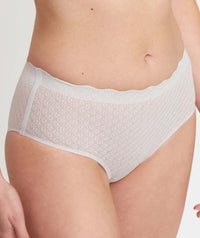 Sloggi ZERO Feel Lace High Waist Brief - Angora Knickers 