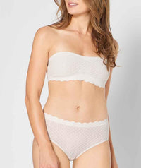 Sloggi ZERO Feel Lace High Waist Brief - Angora Knickers 