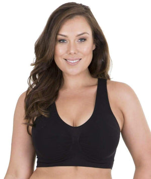 NEW - Sonsee High Back Comfort Bra - Black Bras Gorgeous 14-16 