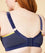 Sugar Candy Crush Fuller Bust Seamless F-HH Cup Lounge Bra - Denim Bras 