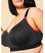 Sugar Candy Crush Fuller Bust Seamless F-HH Cup Lounge Bra - Charcoal Bras 