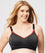 Sugar Candy Crush Fuller Bust Seamless F-HH Cup Nursing Bra - Charcoal Bras 