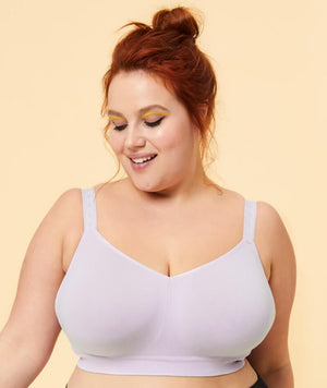 Sugar Candy Fuller Bust Seamless F-HH Cup Lounge Bra - Lavender Bras 