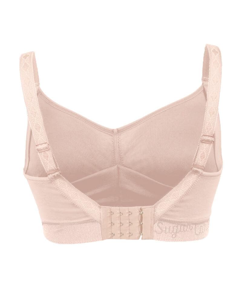 Cake Maternity Popping Candy Fuller Bust Seamless F-Hh Cup Wire-Free Nursing  Bra - Nude