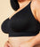 Sugar Candy Fuller Bust Seamless F-HH Cup Lounge Bra - Black Bras 