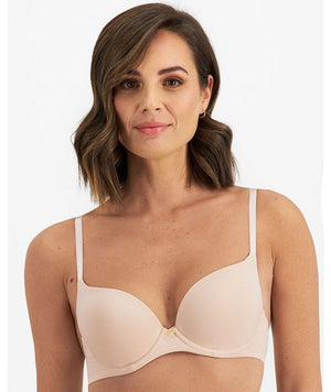 Temple Luxe by Berlei Smooth Level 2 Push Up Bra - New Pastel Rose - Curvy  Bras