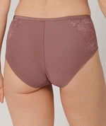 Triumph Amourette Charm High-Cut Maxi Brief - Rose Brown Knickers 