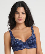 Triumph Amourette Charm Padded Bra - Blue - Dark Combination Bras 