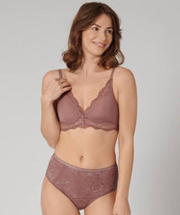 Triumph Amourette Charm Padded Wire-free Bra - Rose Brown Bras 