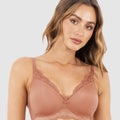 Triumph Amourette Charm Padded Wire-free Bra - Rust