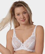 Triumph Amourette 300 Lacy Bra - White Bras 12E 