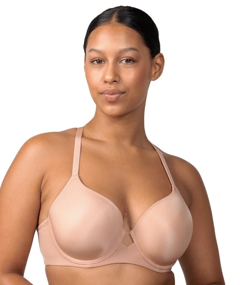Women's Plus Size Seamless T Shirt Bra Full Coverage Underwire Lightly  Padded