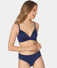 Triumph Body Make-up Soft Touch Padded Wire-free Bra - Navy Bras 