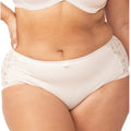 Triumph Cotton & Lace Full Brief - Body Beige