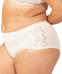 Triumph Cotton & Lace Full Brief - Body Beige Knickers 