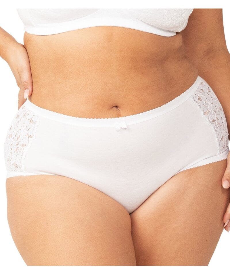 Girls Extended Sizes Lined Underwear.