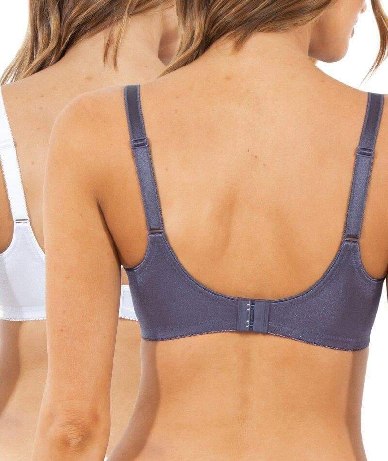 Triumph Embroidered Minimiser Bra 2-Pack - Blue/Grey Bras 