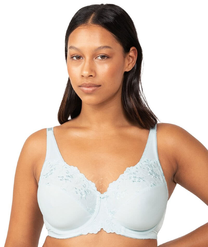 Triumph Embroidered Minimiser Bra 2 Pack - Green/Grey Bras 