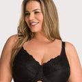 Triumph Embroidered Minimizer Bra - Black