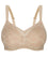 Triumph Lacy Minimiser Wire-free Bra - New Beige Bras 