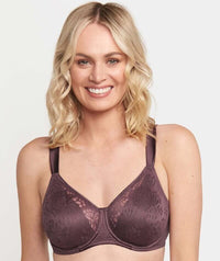 Triumph Lacy Minimizer 2-Pack Bra - Cream/Brown Bras 