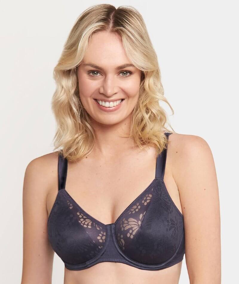 Triumph Lacy Minimizer 2-Pack Bra - Tea Rose/Dark Grey Bras 