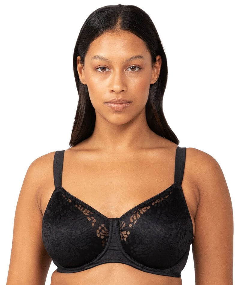 Plus Size, Firm support, Non wired, Lace, Non Padded, Full Cup Bra,  Minimiser 