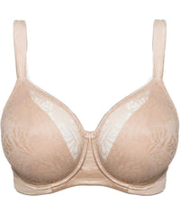 Triumph Lacy Minimizer Bra - New Beige Bras 