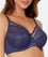 Triumph Sheer Underwired Bra - Navy Blue Bras 