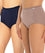 Triumph Sloggi Maxi Brief 2 Pack - Blue/Brown Knickers 