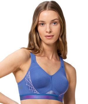 Triumph Triaction Cardio Cloud Sports Bra - Summer Sky Bras 