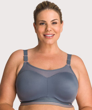 Triumph Triaction Control Lite Minimiser Sports Bra - Grey Bras 