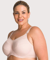 Triumph Triaction Ultra Underwired Sports Bra - Fig Pink Bras 