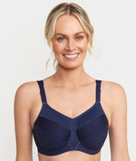 Triumph Triaction Ultra Underwired Sports Bra - Navy Bras 