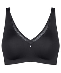 Triumph True Shape Sensation Minimiser Wire-free Bra - Black Bras 