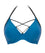 Curvy Kate Rock The Pool Halterneck Bikini Top - Petrol Blue Swim 