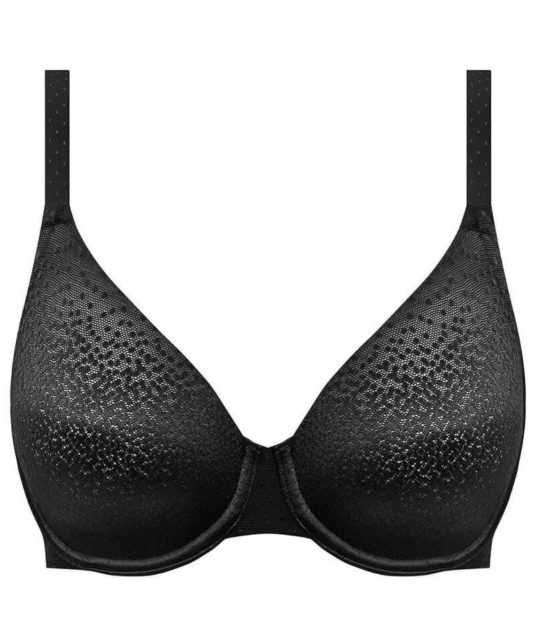 Wacoal Back Appeal Underwired Bra - Black - Curvy