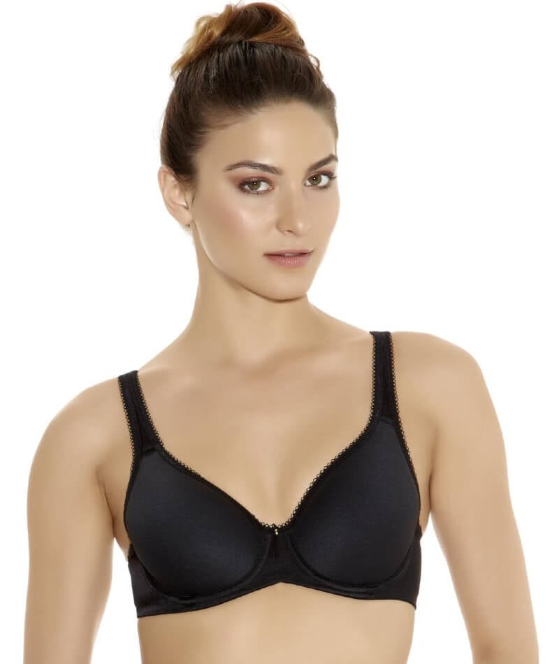 Triumph Amour Maternity Lace Padded Wire-free Bra - Black